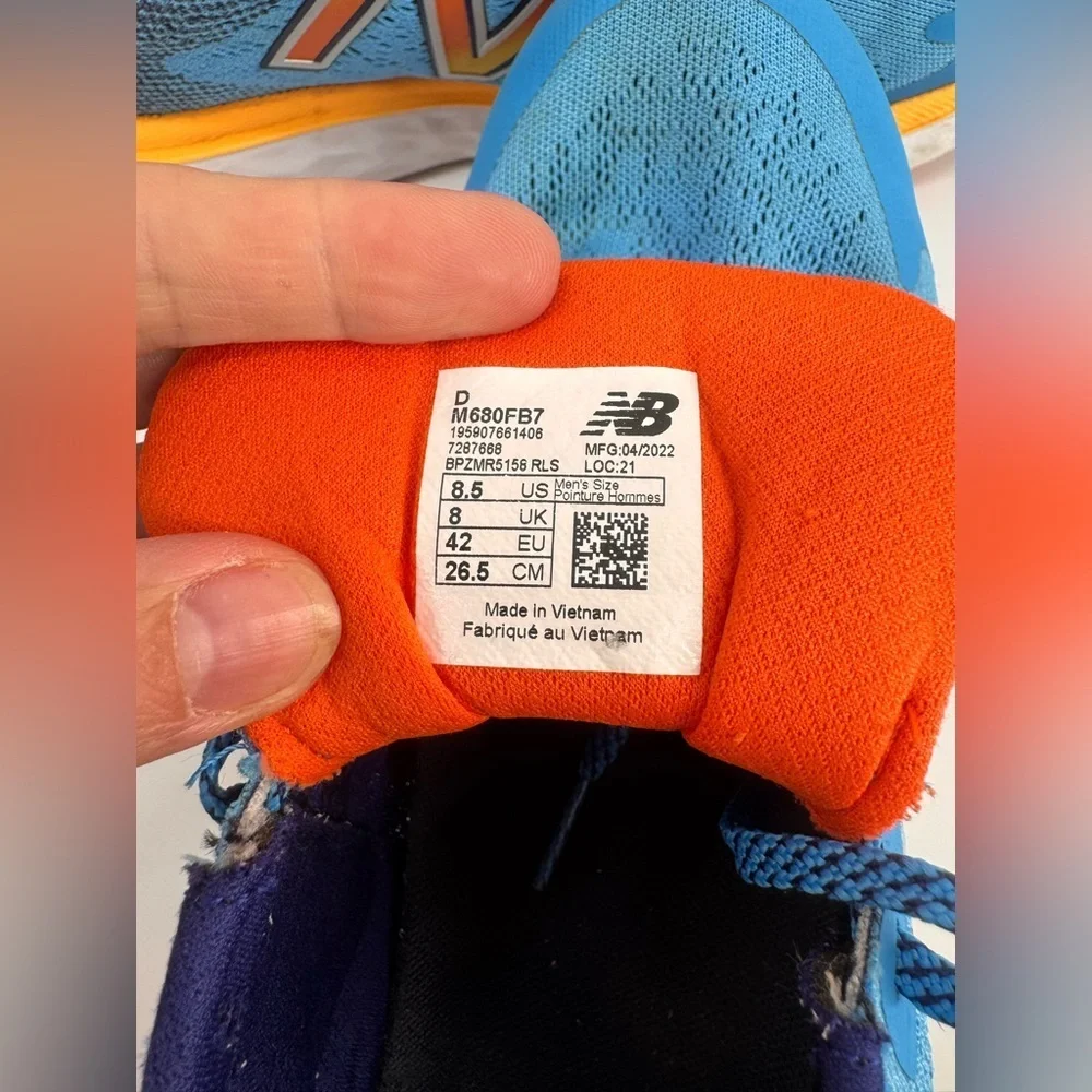 New Balance Fresh Foam 680v7 Running Shoe Mens Size 8.5 - Picture 3 of 4